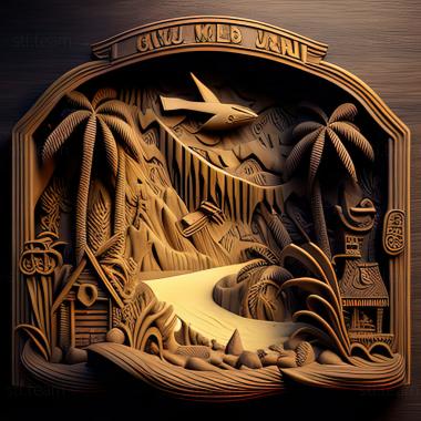 3D модель Таємниця безлюдного острова Таємниця скарбів Де (STL)